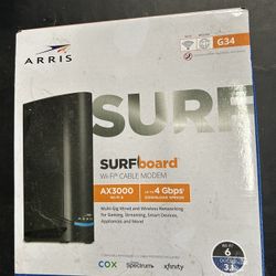 Arris G34 Surfboard WiFi Cable Modem
