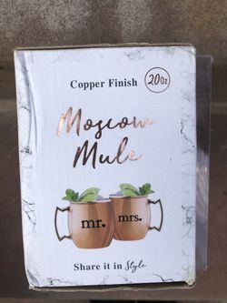 Copper mr.mrs mugs new