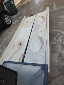 2 FREE bathroom double sink Vanities,  never used or installed. Was in Open wet box
