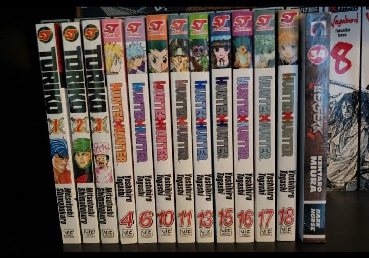 Hunter X Hunter And Toriko Manga Volumes In Overall Great Conditon