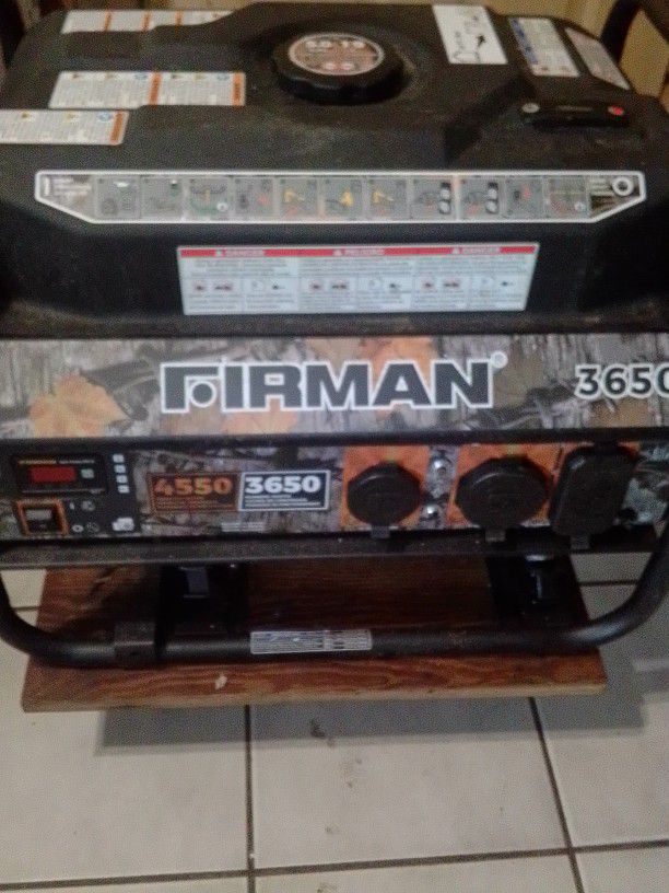Fireman Generator 3650peak4550