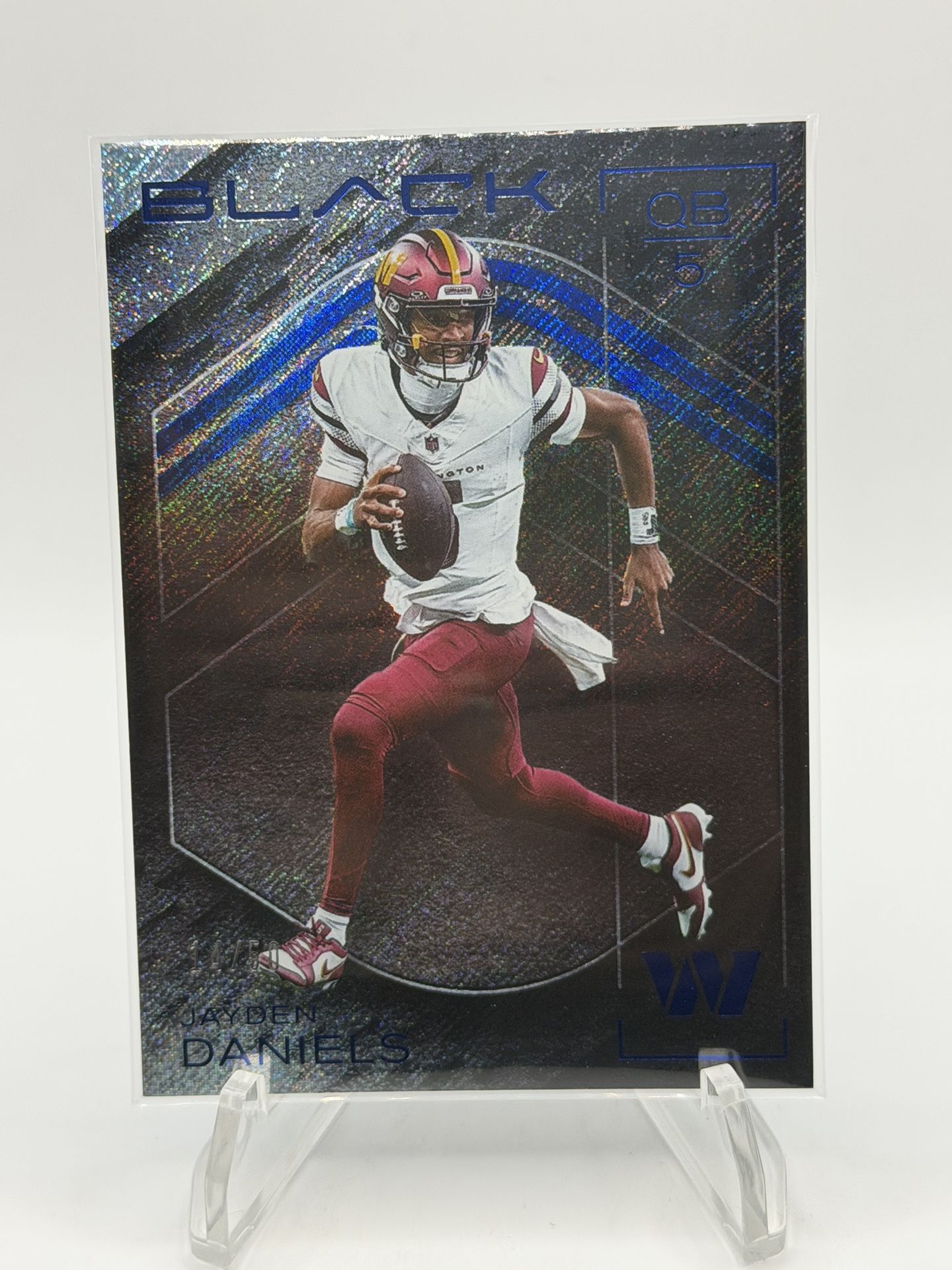 2025 Panini Black - Jayden Daniels Numbered Sapphire /50