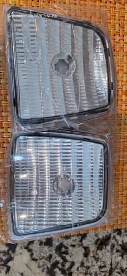 F150 1(contact info removed) Clear Turn Signal Corner Lights Pair