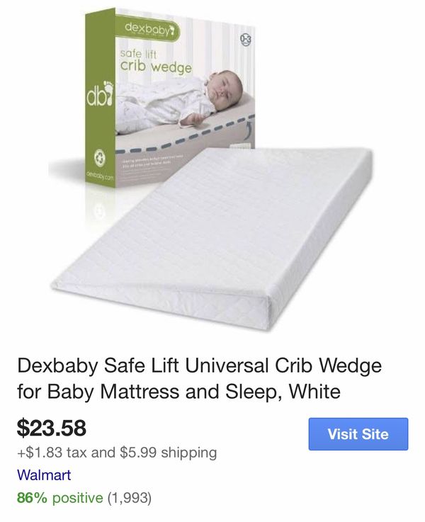 Crib Wedge Dexababy Safe Lift Universal Crib Wedge For Baby