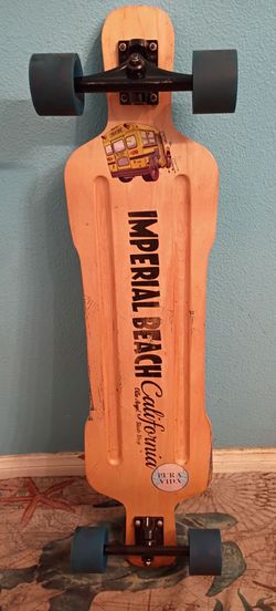 OLLIE ANGEL LONGBARD SKATEBOARD 38"x 9"