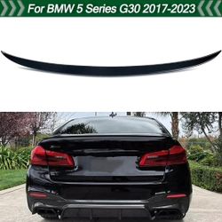 BMW G30 5 series M5 truck spoiler gloss black for 2017-2023 530i 540i 550i m5 f90