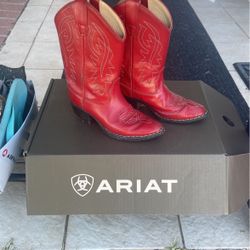 Western Red Boot For Girls