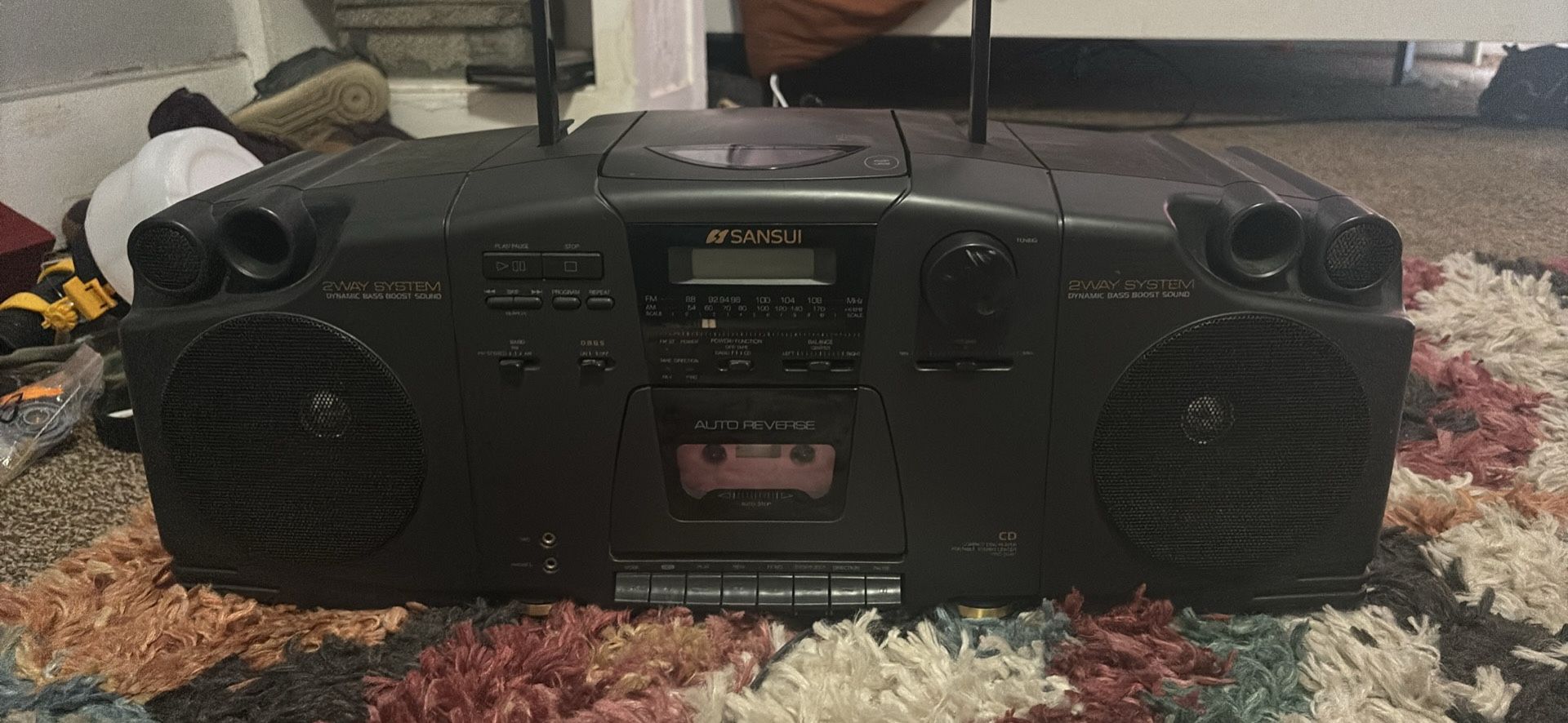 Vintage 1995 Sansui PRC - D380 Boombox