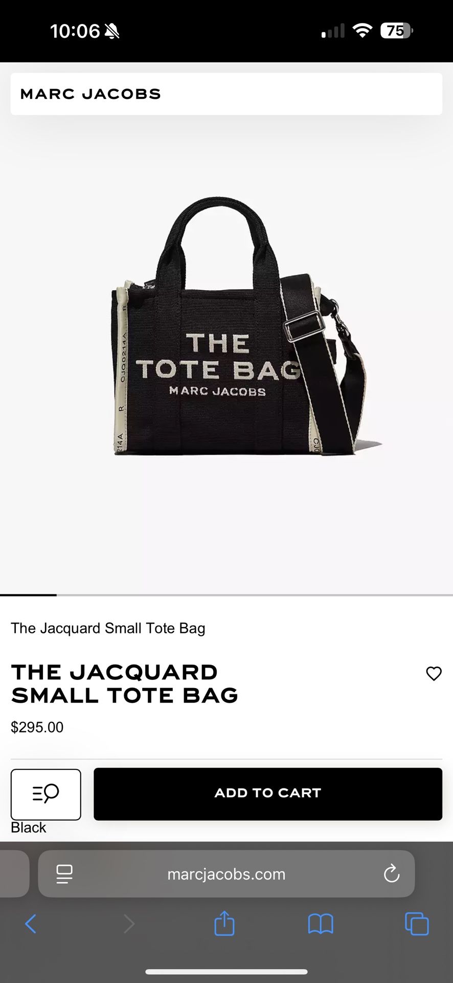 Marc Jacobs The Jacquard Tote Bag 