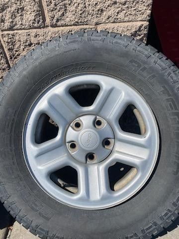 2010 Jeep Wrangler Sport Stock Steel Wheels