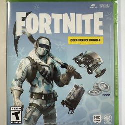 Fortnite Deep Freeze Bundle Xbox One - Sealed New