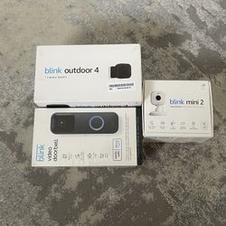 Video Doorbell And Blink Outdoor