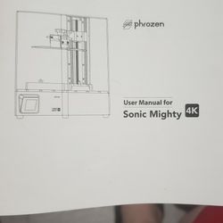 Sonic Mighty 4k Lcd Resin Printer Light Assembly 