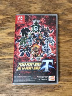Super Robot Wars T for Nintendo Switch video game console system or lite rare import Bandai Namco English subtitles