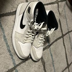 Air Jordan 1 White Elephant Print