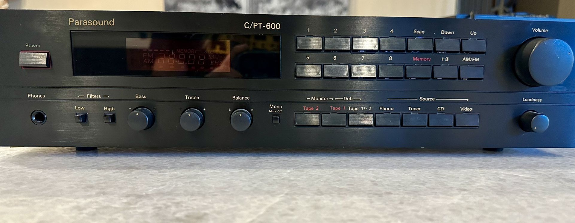 Parasound C/PT-600 Pre-Amp Tuner