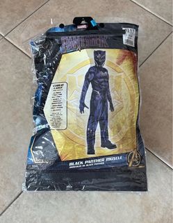 Marvel Black Panther Costume Child Large