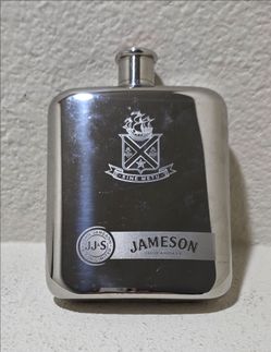 RARE Jameson & Son Limited  Whiskey Flask JJ & S Screw Top 5x3.5”