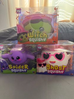 Crazy Fun Halloween Squishy Toys Set of 3
