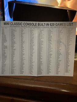 620 Built In Games System 