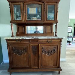 Antique Wood hutch
