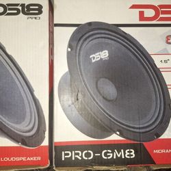 New Pair Of Ds18 8" Speakers