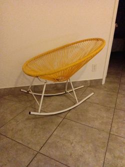 Acapulco Rocking Chair.>. Yellow