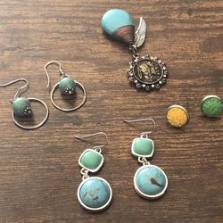 Jewelry - Earrings Pendant Turquoise 