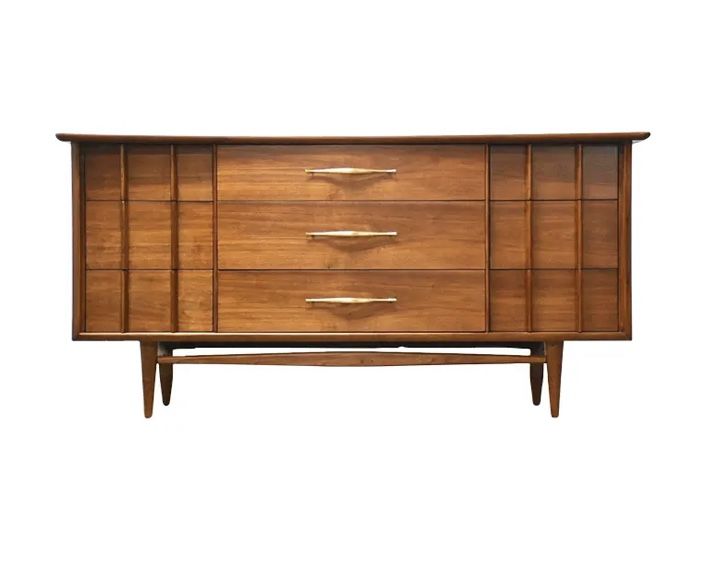 1970s Vintage Mid Century Modern bedroom set - Solid Walnut  by Kent Coffey Foreteller Line MCM