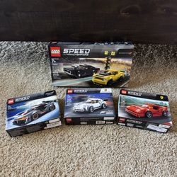 Brand New Retired Speed Champion Sets Bundle