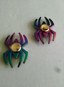 Rainbow Spider Fidget Spinners (x2)