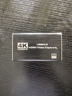 4K Video Capture Card with USB Cable
