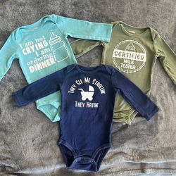 Size 12/month onesies