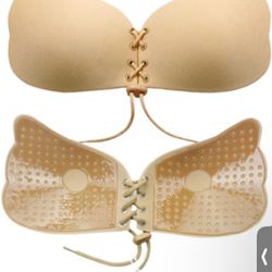 Invisible Adhesive Bra Sticky Bra Strapless Reusable Push up Invisible Women Bra Drawstring Silicone Bras Underwear