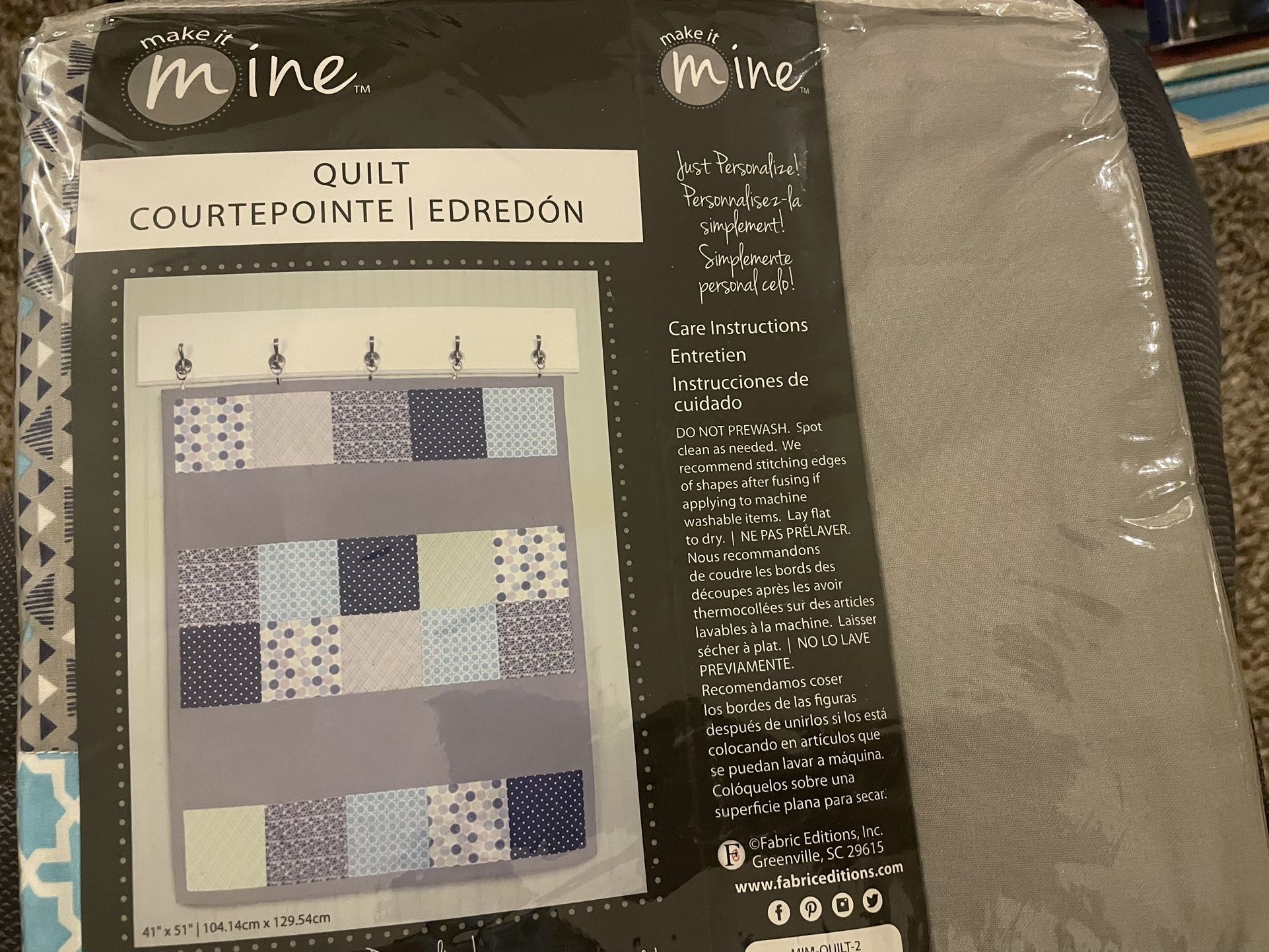 Brand New Quilt Decor Sheet