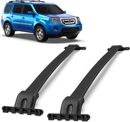 NEW 2009-2015 Honda Pilot Cross Bars 165lbs Aluminum Roof Rack Rooftop Luggage Carrier Rack for Bike Canoe Kayak Cargo Box Compatible for with Factory