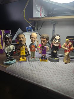 Assoorted Bobble head Collection  Lakers Ozzy Osborne Home Depot And More