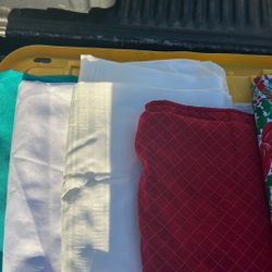 Assort of Large Tablecloths 5 Total  $5 Each