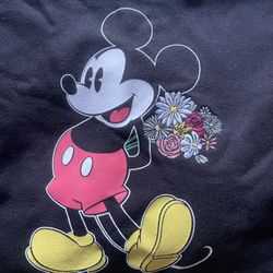 Disney-Mickey Mouse Floral Hoodie