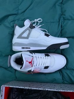Jordan 4 white cements