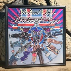 Vintage Richard Pryor Framed Album Cover Wall Decor  Measurements:  12” x 12”