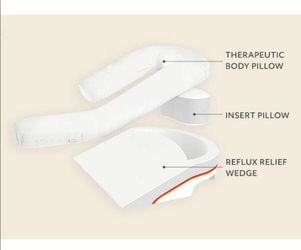 MedCline 3-Piece Acid Reflux Relief Pillow System – Gray – $40