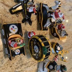 Danbury mint Pittsburg Steelers Ornaments