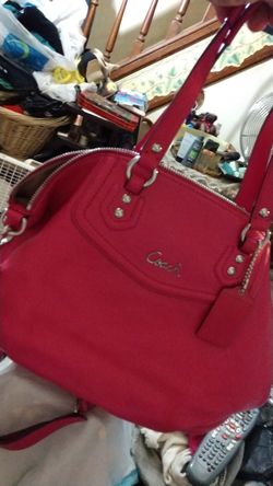 Pink coach bag