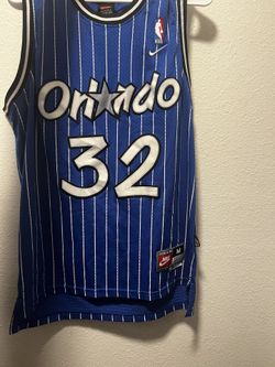 Nike Orlando Magic Shaq blue pinstripe jersey medium(USED)