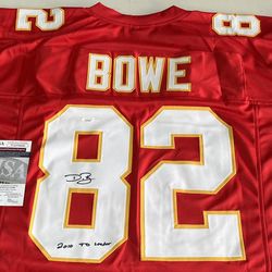 CHIEFS “DWAYNE BOWE” AUTOGRAPHED JERSEY