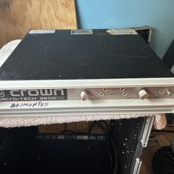 Amplifier Crown Macro Tech 