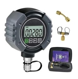 Open Box Hybrilis Digital Vacuum Gauge HVAC Micron Gauge Tester 0-75000 Microns