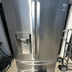 LG 4 Door Stainless Steel Refrigerator 36” Inch 28 Cuft Energy Star Led Lights Standard Depth