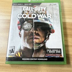Xbox One Call Of Duty Black Ops Cold War